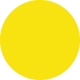 Наклейка 100 мм (Желтый круг уличная)