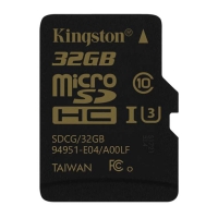 Kingston MicroSDHC 32Gb UHS-I U3 C10 Gold без адаптера