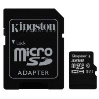 Kingston microSD 32Gb HC-I1 C10 с адаптером