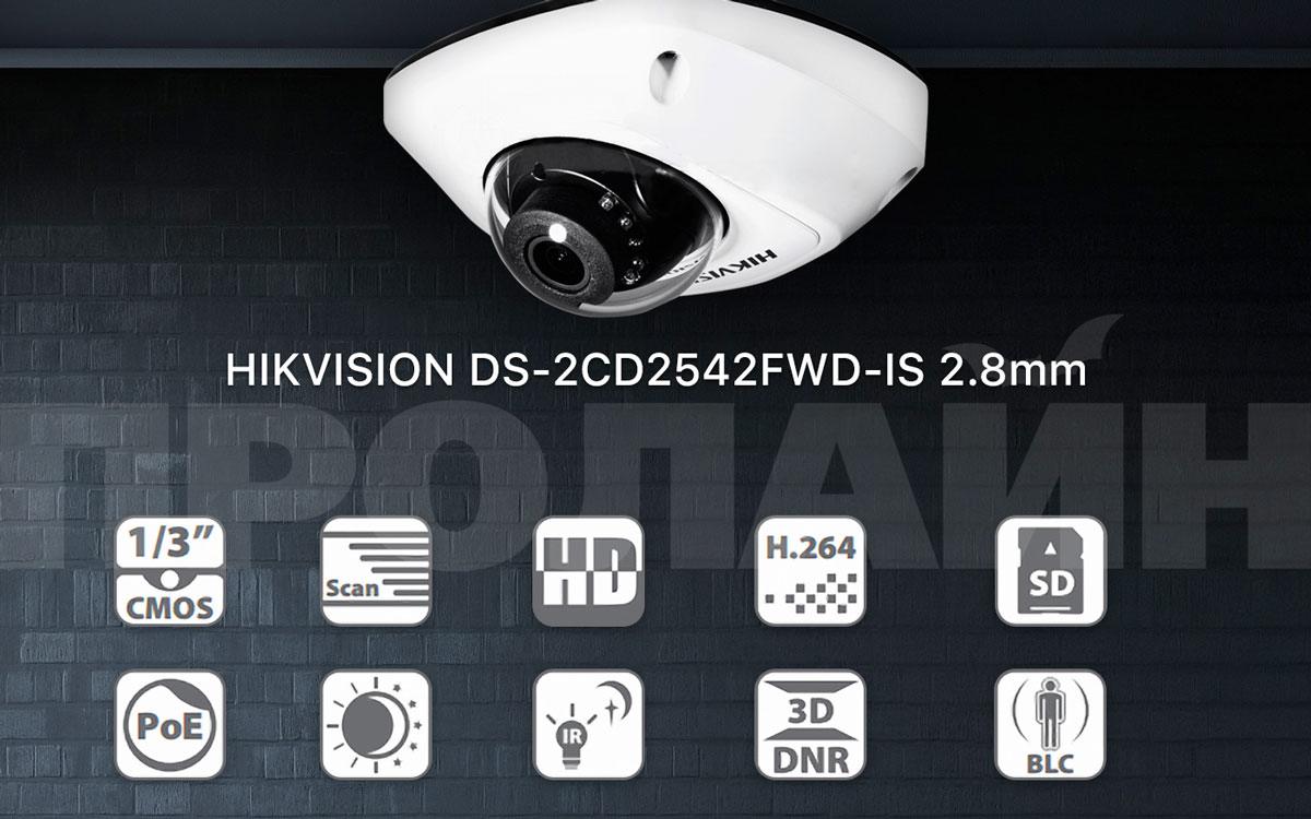 HIKVISION DS-2CD2542FWD-IS 2.8mm