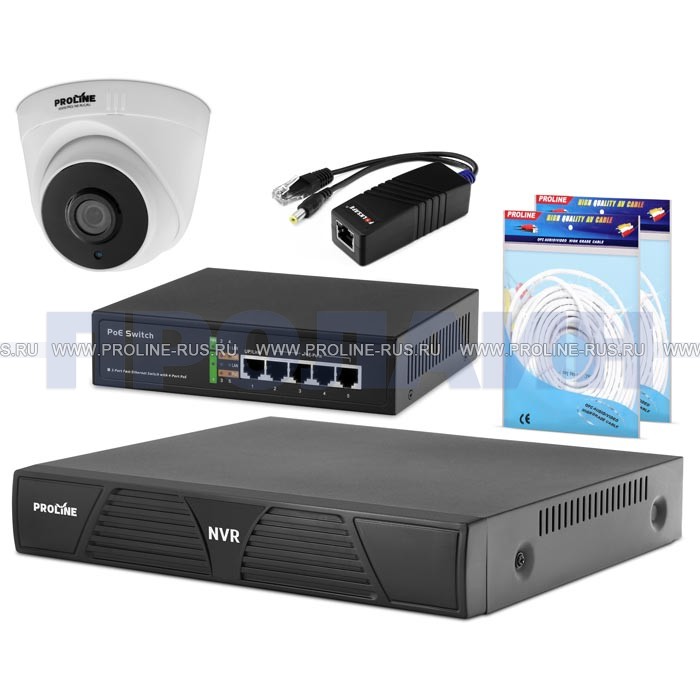 Комплект IP видеонаблюдения Proline KIT 7009 Digital