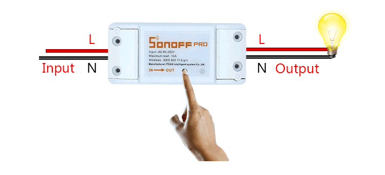 Умный WiFi выключатель Sonoff TH16