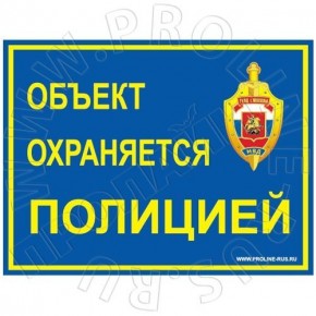 Наклейка 200x150 мм (Полиция)