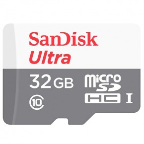 32Gb microSDHC C10 SanDisk Ultra без адаптера