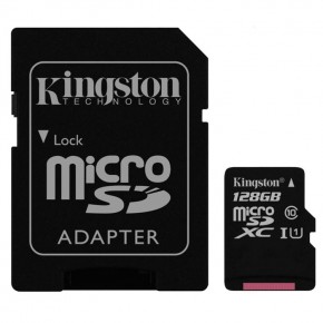 128GB microSDXC C10 Kingston
