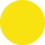Наклейка 150 мм (Желтый круг двухсторонняя)